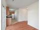 Eat-in kitchen with stainless steel appliances and view to living room at 113 Broad River Dr, Summerville, SC 29485