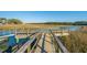 The boardwalk takes you over the river to enjoy the views at 1253 Lakefront Dr, Charleston, SC 29412