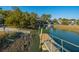 Waterfront property featuring a private dock with access to the waterway and stunning views of the surrounding landscape at 1253 Lakefront Dr, Charleston, SC 29412