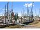 Quaint fishing boats docked, showing the nautical appeal of the waterfront area at 127 Oak St, McClellanville, SC 29458