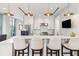 Modern kitchen with stainless steel appliances, marble countertops, and pendant lighting at 155 Wingo Way # 421, Mount Pleasant, SC 29464