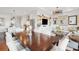 Spacious open-concept living area connecting the kitchen, dining, and living spaces at 155 Wingo Way # 421, Mount Pleasant, SC 29464