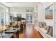 Bright and airy lobby with elegant furnishings, hardwood floors, and stylish decor at 155 Wingo Way # 421, Mount Pleasant, SC 29464