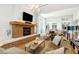 Beautiful lobby featuring a cozy fireplace and comfortable seating areas for residents and guests at 155 Wingo Way # 421, Mount Pleasant, SC 29464