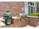 Outdoor cooking with built-in grill and Big Green Egg for outdoor meal preperation at 155 Wingo Way # 421, Mount Pleasant, SC 29464