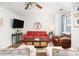Cozy living room featuring hardwood floors, and a comfortable seating arrangement at 1662 Hunters Run Dr, Mount Pleasant, SC 29464