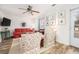 Bright living room featuring hardwood floors, comfortable seating, and a view to the entry at 1662 Hunters Run Dr, Mount Pleasant, SC 29464
