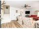 Bright living room with hardwood floors, neutral walls, and comfortable seating at 1662 Hunters Run Dr, Mount Pleasant, SC 29464