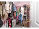 Organized walk-in closet with hanging racks, shelving, and ample space for clothes and accessories at 1662 Hunters Run Dr, Mount Pleasant, SC 29464