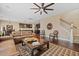 Cozy living room with hardwood floors and an open floor plan at 213 Palmetto Walk Dr, Summerville, SC 29486
