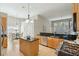 Kitchen featuring granite countertops, stainless steel appliances, kitchen island and tiled floors at 2176 Andover Way, Mount Pleasant, SC 29466