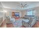 Cozy living room featuring a large seating arrangement and ample natural light at 232 Decatur Dr, Summerville, SC 29486