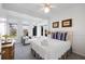 Cozy bedroom with bay window, window seat, and calming views of the outdoor scenery at 27 Ocean Point Dr, Isle of Palms, SC 29451