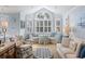 Comfortable living room bathed in natural light featuring chic furnishings and stylish decor at 27 Ocean Point Dr, Isle of Palms, SC 29451