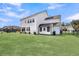 Backyard with shed and an expanse of green lawn at 3213 Great Egret Dr, Johns Island, SC 29455