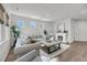Comfortable living room featuring a fireplace, plush seating, and ample natural light at 3213 Great Egret Dr, Johns Island, SC 29455