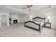 Spacious main bedroom with a fireplace and ample room for relaxation and rest at 3213 Great Egret Dr, Johns Island, SC 29455