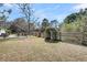 Spacious backyard featuring a fire pit, patio, and waterfront views at 547 Island Walk, Mount Pleasant, SC 29464
