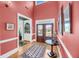 Welcoming foyer with high ceilings, hardwood floors, and natural light at 547 Island Walk, Mount Pleasant, SC 29464