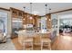 Gourmet kitchen with large island, stainless steel appliances, and custom cabinetry at 547 Island Walk, Mount Pleasant, SC 29464
