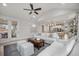 Spacious living room that connects seamlessly with a dining area and a modern, well-equipped kitchen at 641 Sienna Way, Summerville, SC 29486