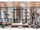 Bright home gym with state-of-the-art equipment and an inviting outdoor space at 71 Wentworth St # 302, Charleston, SC 29401