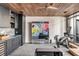 Well-equipped home gym featuring modern exercise equipment and stylish decor at 71 Wentworth St # 302, Charleston, SC 29401
