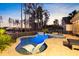 Backyard showcasing a pool and spa, perfect for outdoor relaxation at 108 Whaler Ave, Summerville, SC 29486