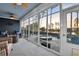Relaxing screened porch with view of the backyard at 108 Whaler Ave, Summerville, SC 29486