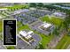 Aerial view of the shops in Cane Bay Plaza, offering a variety of retail and dining options for the community at 108 Whaler Ave, Summerville, SC 29486