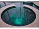 Close up of backyard spa with tile detail and clear water at 108 Whaler Ave, Summerville, SC 29486
