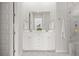 Elegant bathroom with a double vanity, neutral colors, and bright lighting at 1107 Bellwether Ln, Summerville, SC 29485