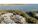 Aerial view of a harbor community with a waterway at 130 River Landing Dr # 4209, Charleston, SC 29492