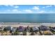 Beautiful beachfront houses with breathtaking ocean views and lush landscaping at 1615 E Ashley Ave, Folly Beach, SC 29439