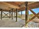 View of the underside of the home and path to the beach at 1615 E Ashley Ave, Folly Beach, SC 29439