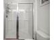 Well-lit shower with a glass door and chrome fixtures at 202 Tall Grass Ct, Summerville, SC 29483