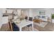 Open-concept living space with dining area, and kitchen with stainless steel appliances at 204 Cozy Brook Ct, Summerville, SC 29486