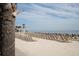 Ocean view with sandy beach and lounge chairs at 2276 Seascape Ct, Seabrook Island, SC 29455