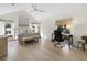 Bright, spacious bedroom with desk area and a comfortable sitting bench at 2276 Seascape Ct, Seabrook Island, SC 29455
