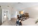 Spacious bedroom with light wood floors, a vaulted ceiling, and a view into the hallway at 2276 Seascape Ct, Seabrook Island, SC 29455
