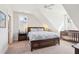 Primary bedroom features a ceiling fan, neutral carpeting and window views at 2514 Bullock Guard Dr, Johns Island, SC 29455