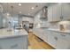Modern kitchen with stainless steel appliances and a central island at 2905 Cavalcade Cir, Johns Island, SC 29455