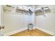 Cozy walk-in closet with shelving on the top ready for organization and storage, and a decorative basket at 2905 Cavalcade Cir, Johns Island, SC 29455