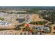 Aerial view of community highlighting home's location on corner lot at 292 Lotz Dr, Summerville, SC 29483