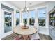 Breakfast nook surrounded with windows providing an abundance of natural light at 292 Lotz Dr, Summerville, SC 29483