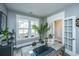 Well-lit office space features a large window and a stylish wooden desk at 292 Lotz Dr, Summerville, SC 29483