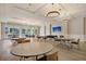 Versatile meeting room with tables and chairs offers a comfortable and functional space for community gatherings at 302 Autumn Azalea Way, Summerville, SC 29486