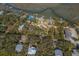 An aerial view of a neighborhood with access to a waterfront at 308 Jungle Rd, Edisto Beach, SC 29438