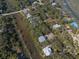 An aerial view of a neighborhood with marsh views and mature trees at 308 Jungle Rd, Edisto Beach, SC 29438