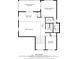 Second floor plan detailing bedrooms, bathrooms, Gathering room and walk-in closet, offering insight into the home's layout at 308 Jungle Rd, Edisto Beach, SC 29438